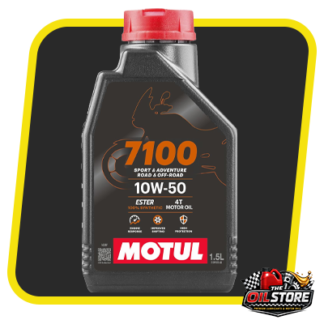MOTUL 7100 4T 10W-50 (1.5 L) – 100% Synthetic Ester Engine Oil